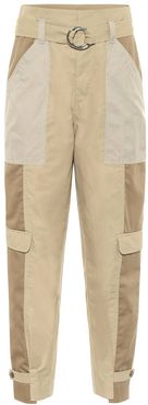 Cotton-blend cargo pants