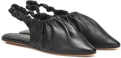 Zuo slingback leather ballet flats