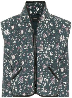 Anissaya convertible floral cotton jacket