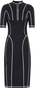 Scuba midi dress