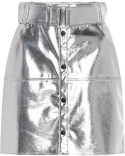 Metallic miniskirt
