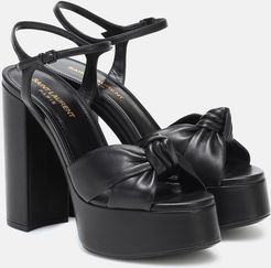 Bianca leather platform sandals