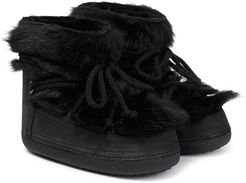 Toskana shearling and suede boots