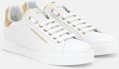 Portofino leather sneakers