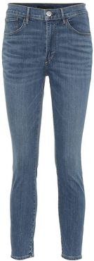 W3 cropped high-rise skinny jeans