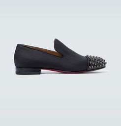 Spooky spiked loafers