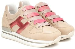 H222 leather sneakers