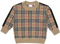 Vintage Check merino wool sweater