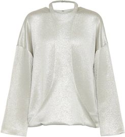 hammered lamÃ© top