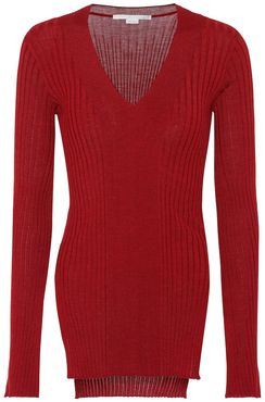 Wool and silk sweater