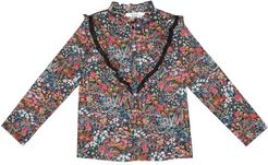 Pamela floral cotton blouse