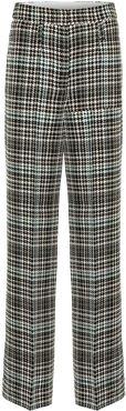 Charismatic Check wool-blend pants