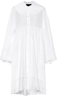 Cotton-poplin minidress