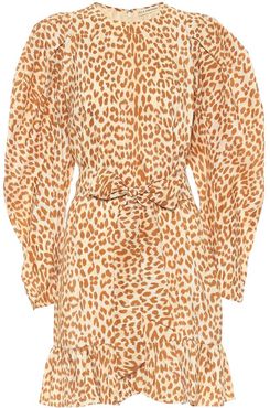 Rosario cheetah-print minidress