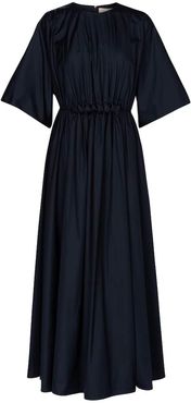 Manu cotton poplin maxi dress