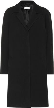 Wool-blend coat