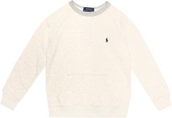 Cotton-blend jersey sweatshirt