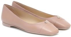 Gisela leather ballet flats