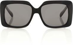 Oversized acetate sunglasses