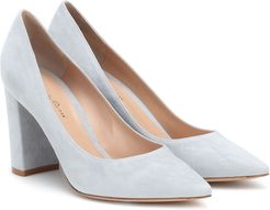 Piper 85 suede pumps