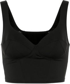 Jade sports crop top