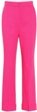 Iana high-rise wool-blend pants