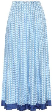 Exclusive to Mytheresa â Valentino printed silk-twill midi skirt