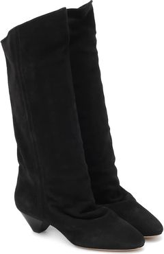 Dathy's slouchy suede boots