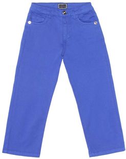 Stretch-cotton straight jeans