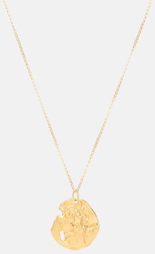 St. Christopher 24kt gold-plated necklace