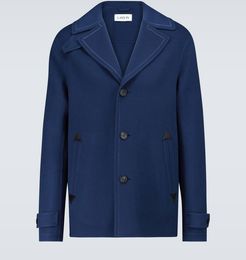 Wool-cashmere blend peacoat