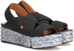 Ancre raffia platform sandals