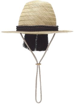 Embellished straw hat