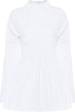 Vera cotton-poplin blouse