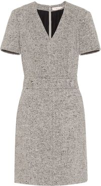 Priscilla linen-wool blend dress