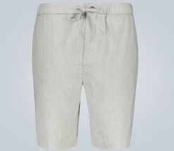 Linen sport-shorts