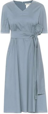 Lea cotton-blend midi dress