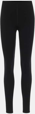 Stretch-wool leggings