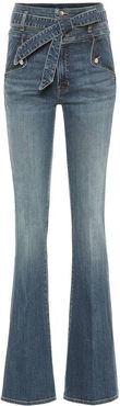 Giselle high-rise flared jeans