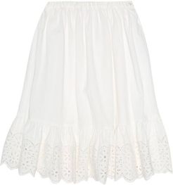 Farah piquÃ© cotton skirt
