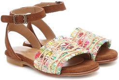 Tana floral leather sandals