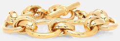 18kt gold-plated chain bracelet