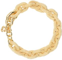 18kt gold-plated chain necklace