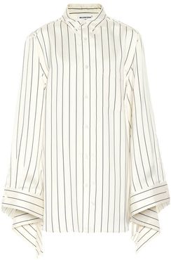 Striped silk shirt