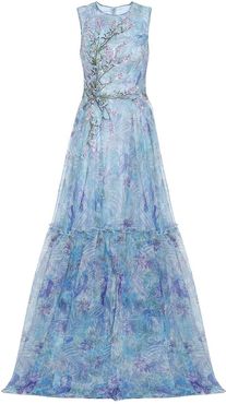Tamistine embroidered tulle gown