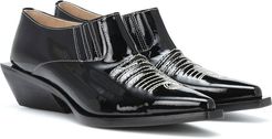 Dolores patent leather brogues