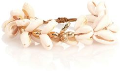 Puka 22kt gold-plated cowry shell bracelet