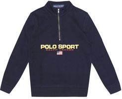 Logo cotton-blend sweater