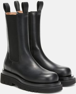 BV Lug leather ankle boots