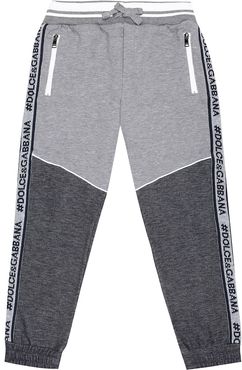 Logo cotton-blend trackpants